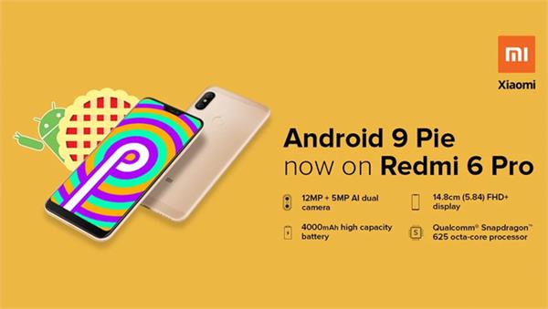redmi 6 pro android 9 0 pie