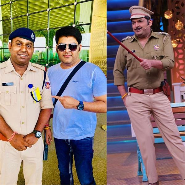 kapil sharma and shamsher inspshamsher