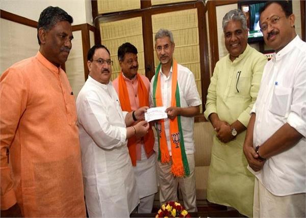 foreign minister s jaishankar bjp join