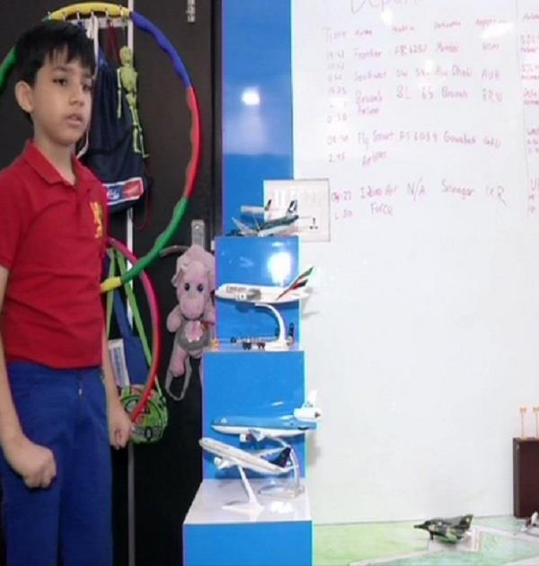 delhi airport  9 yearsold child  birthday celebration