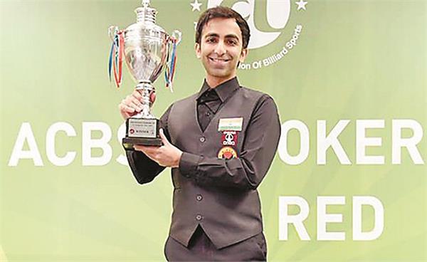 advani has won the asian snooker championship