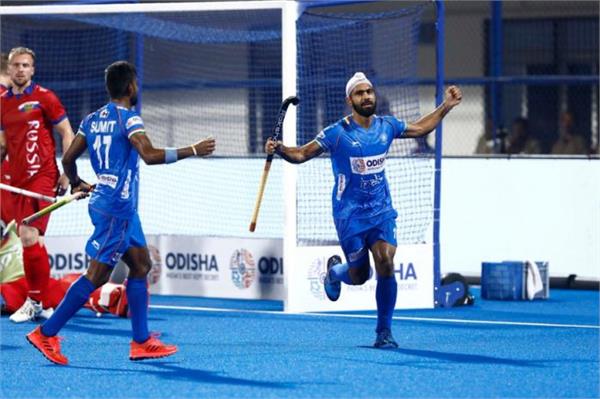 hockey  india defeated russia 10 0