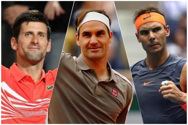 djokovic  federer and nadal have a different title
