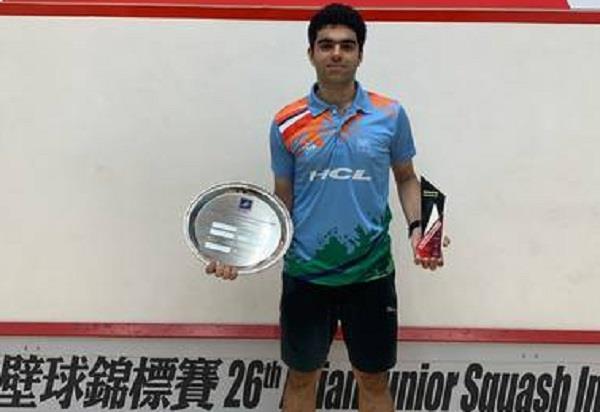 veer chotarani won the under 19 asian squash title