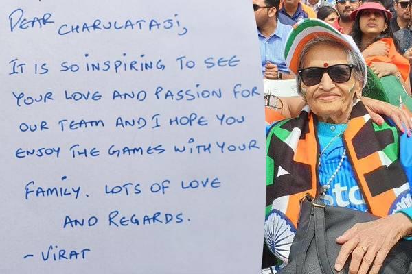kohli fulfilled the promise