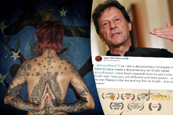 dhoni  s hairstylist wants to get help from pakistan  imran khan