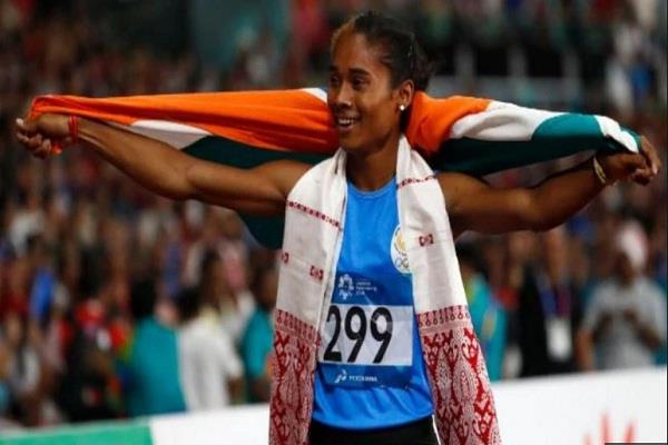 hima das winner campaign gold medal