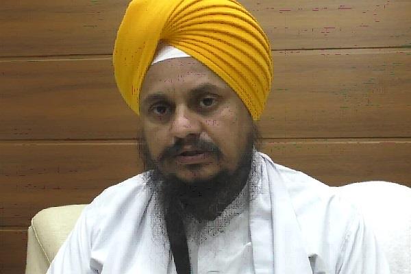 talwandi sabo giani harpreet singh sri akal takht sahib drug