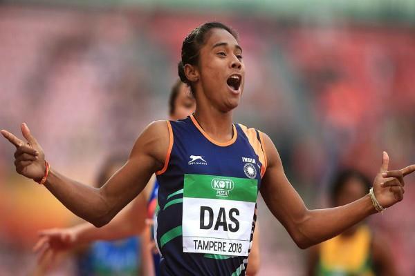 hima das  gold medal