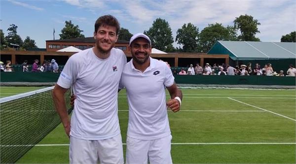 sharan reaches pre quarters at wimbledon  leander paes out of doubles