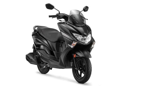 suzuki burgman street matte black colour launched