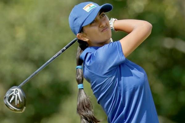 aditi ashok  golf tournament