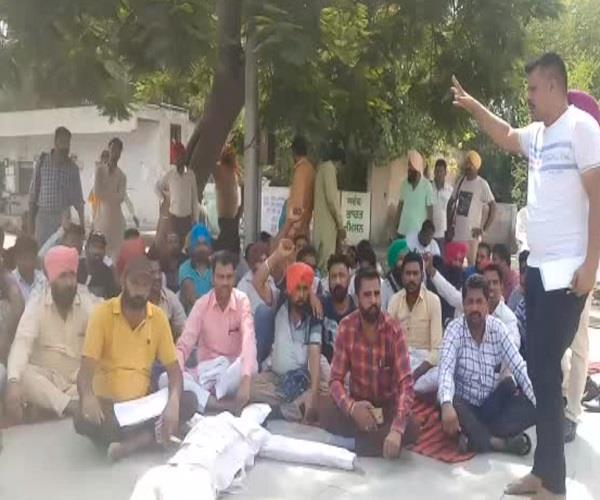 ferozepur  punbus employee  strike 