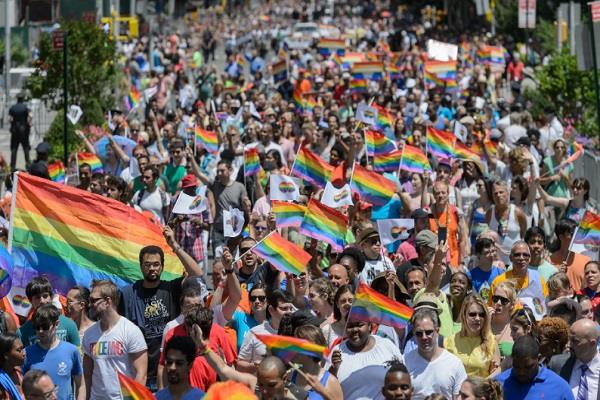 marchers flood nyc streets world pride day