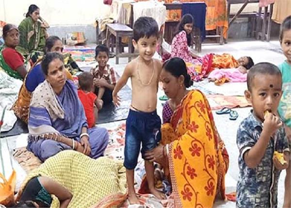 mizoram relief camps flood victims