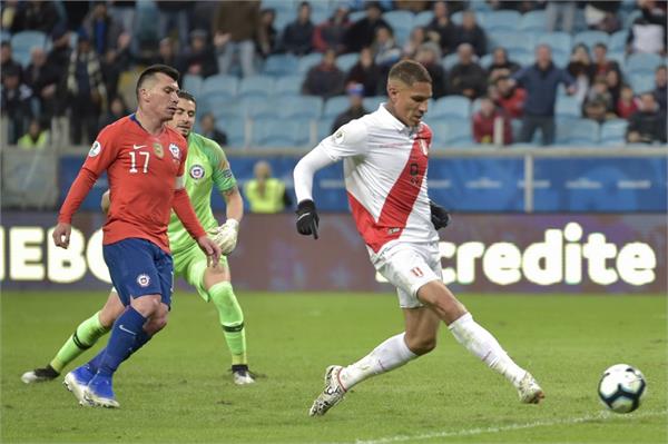 peru stun defending champions chile to reach copa america final