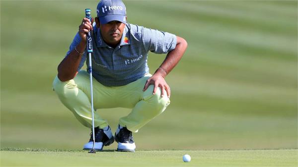 lahiri was ranked joint 42nd in the mortgage classic golf tournament