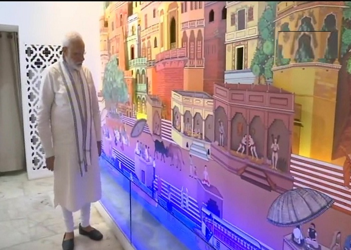 ''ਵਰਚੁਅਲ ਮਿਊਜ਼ੀਅਮ'' ''ਚ ਵਾਰਾਣਸੀ ਦਾ ਇਤਿਹਾਸ ਜਾਣਨ ਪਹੁੰਚੇ PM ਮੋਦੀ