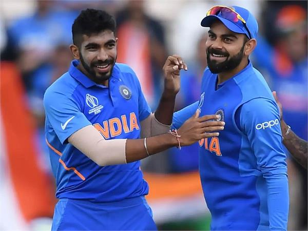 kohli and bumrah retained the top spot in the icc rankings