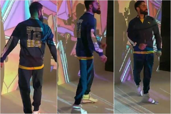 trolley kohli sharing a video of the dance