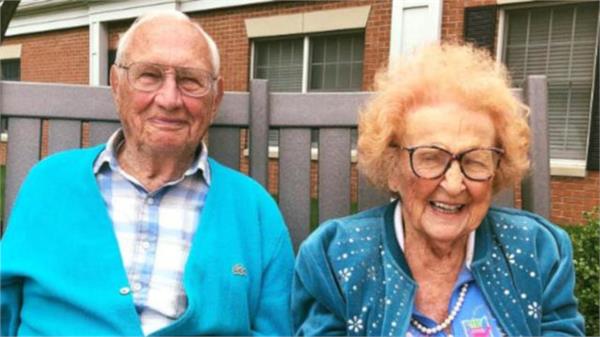 100 year old bride made marriage with 102 year old bride