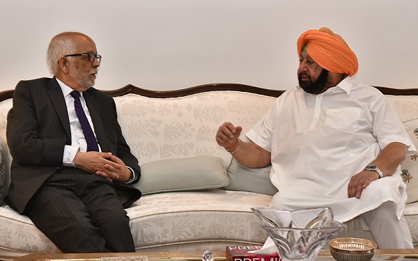 ਕੈਪਟਨ ਨੇ ਨੇਪਾਲ ਦੇ ਰਾਜਦੂਤ ਨਾਲ ਸਹਿਯੋਗ ਦੇ ਮੁੱਦਿਆਂ ''ਤੇ ਕੀਤੀ ਚਰਚਾ