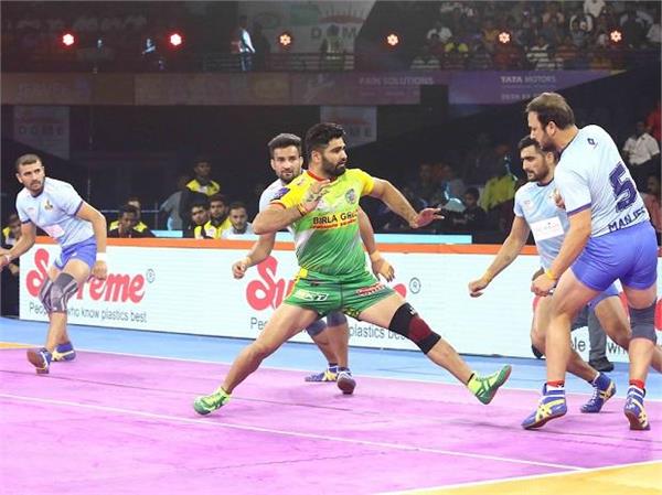 pro kabaddi  a thrilling win over patna tamil