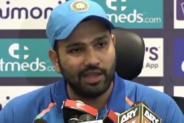 rohit said man of the match the pitch was easy for batting
