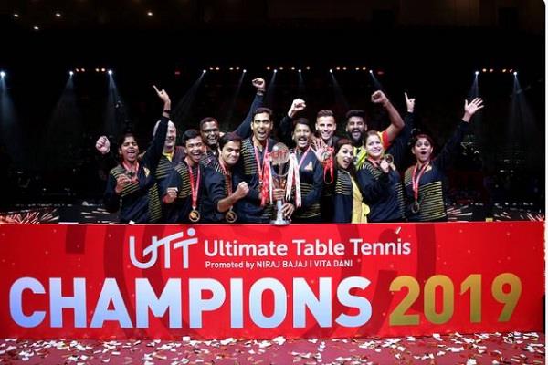 ultimate table tennis  chennai lions  title