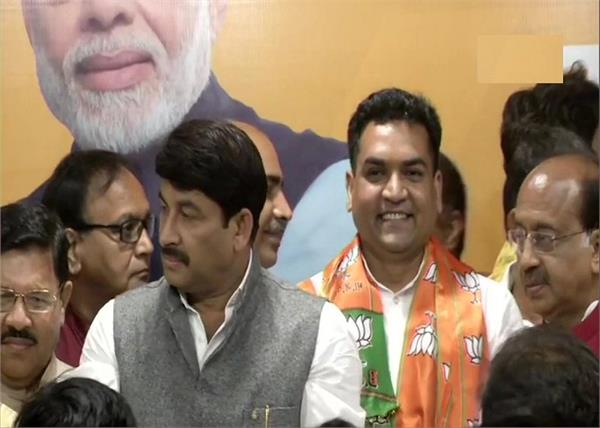 kapil mishra bjp aap join