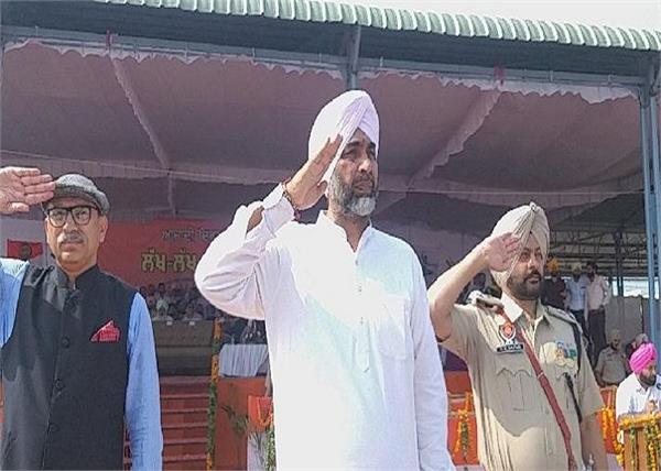 finance minister manpreet badal tiranga moga