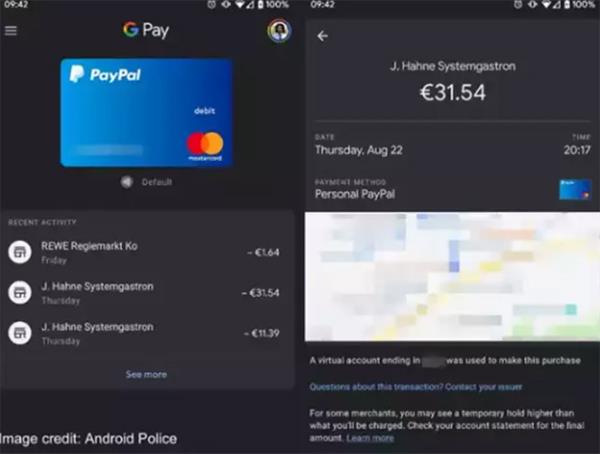 google pay gets the dark mode treatment