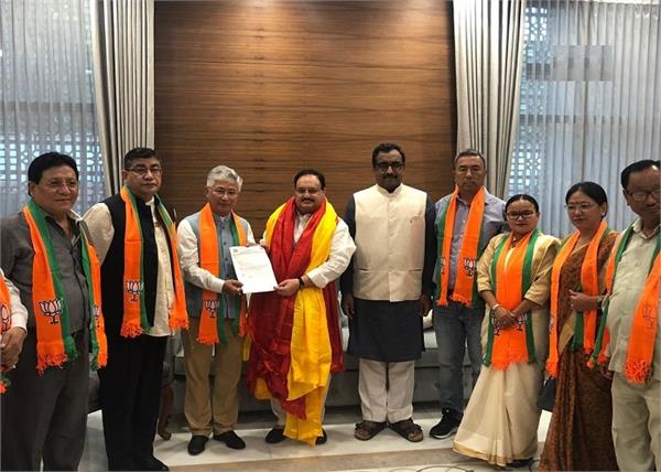 sikkim sdf bjp join