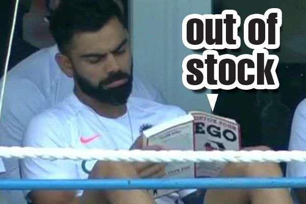 kohli read book sold out in india