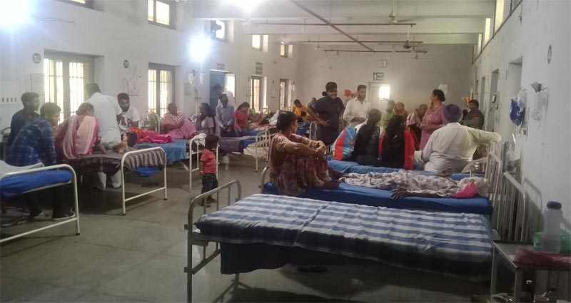 ਬਿਜਲੀ ਦੇ ਸ਼ਾਰਟ ਸਰਕਟ ਕਾਰਨ ਸਿਵਲ ਹਸਪਤਾਲ ''ਚ ਲੱਗੀ ਅੱਗ