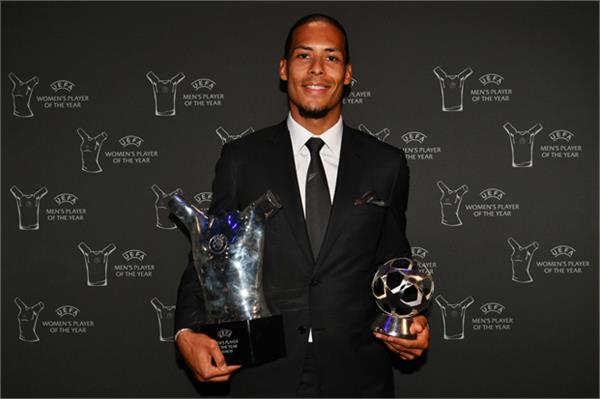 virgil van dijk named uefa men s player of the year