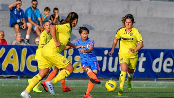 india go down to villarreal cf 0 2 in coitf cup opener in valencia