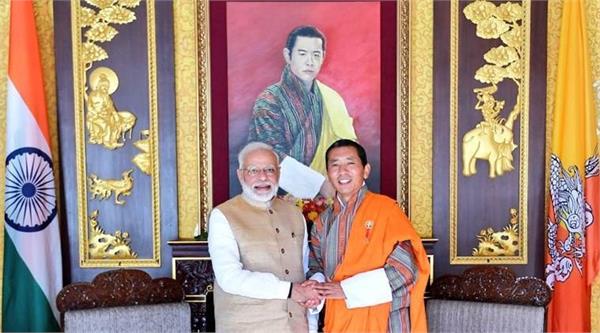 pm modi holds talks with his bhutanese counterpart to boost bilateral ties