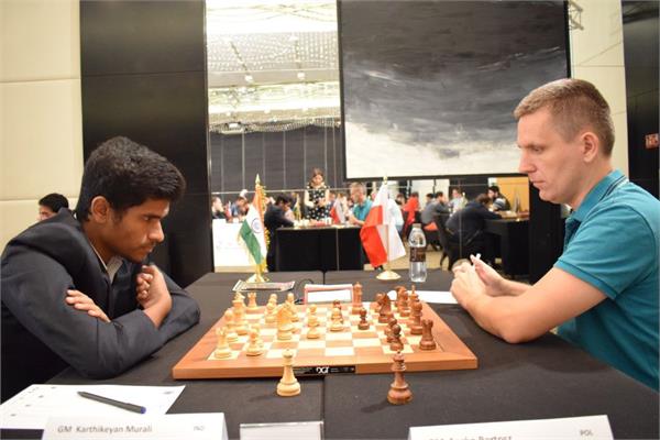 ਆਬੂਧਾਬੀ ਮਾਸਟਰਸ ''ਚ ਮੁਰਲੀ ਸਾਂਝੇ ਤੌਰ ''ਤੇ ਦੂਜੇ ਸਥਾਨ ''ਤੇ ਬਰਕਰਾਰ