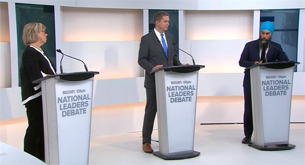 trudeau trends despite absence from first debate