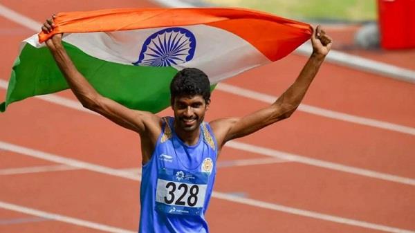 jinson broke his national record in the 1500 meters