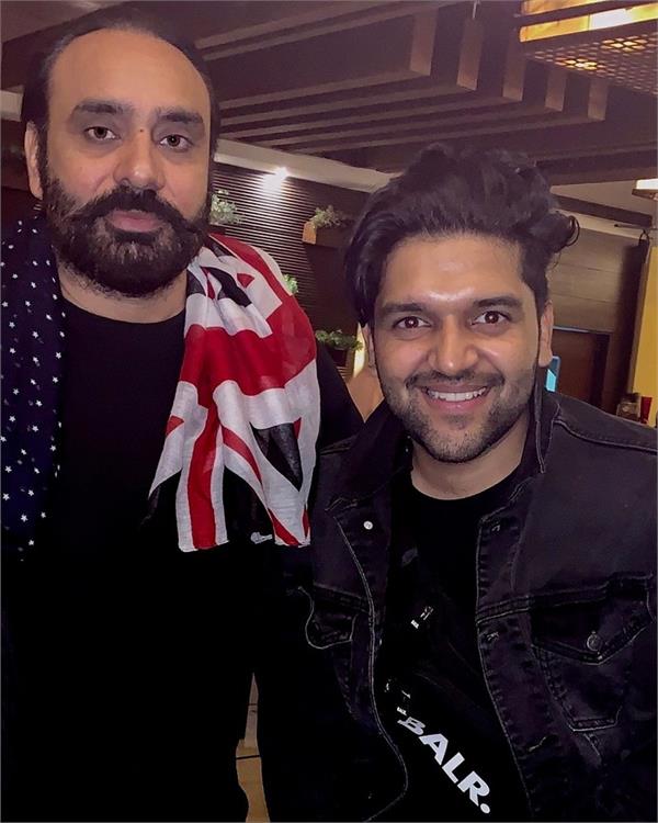 babbu maan and guru randhawa snapped together punjabi singers