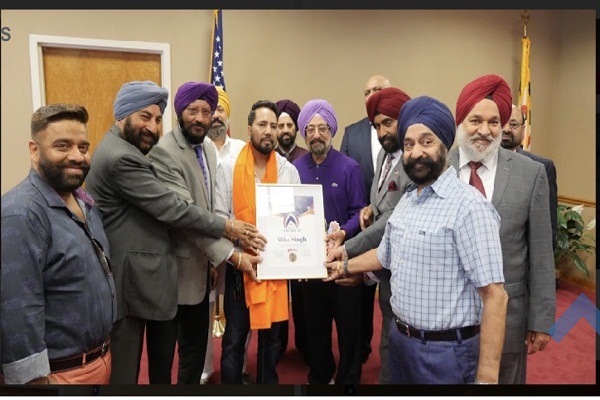 US : ''ਸਿੱਖਸ ਆਫ ਅਮਰੀਕਾ'' ਦੀ ਟੀਮ ਵਲੋਂ ਮੀਕਾ ਸਿੰਘ ਸਨਮਾਨਿਤ