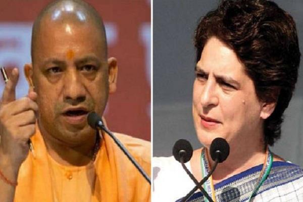 priyanka gandhi targets yogi government