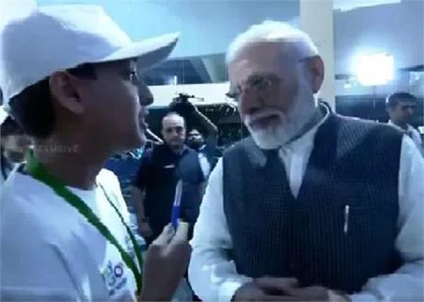 narendra modi school child president chandrayaan 2