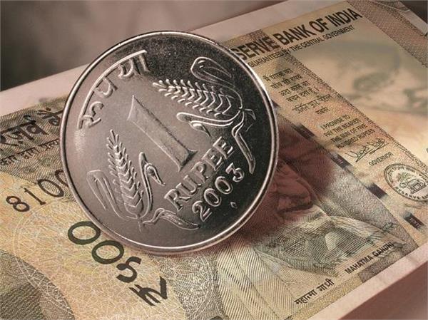 rupee up 8 83  against