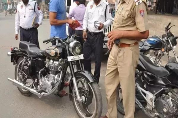 first case in fatehabad after change of traffic rules