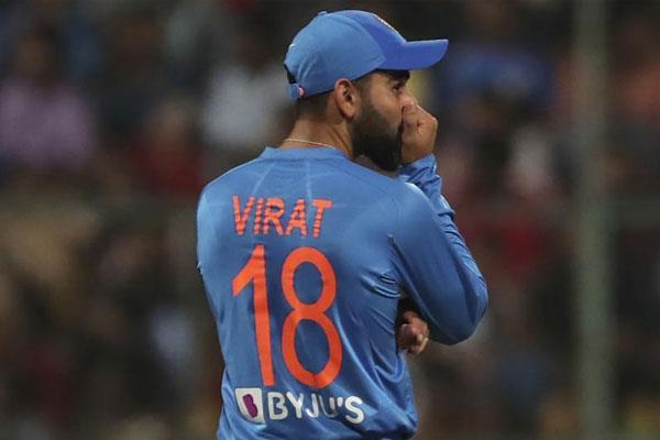 kohli gets reprimand for hitting hendricks  gets   demerit   score