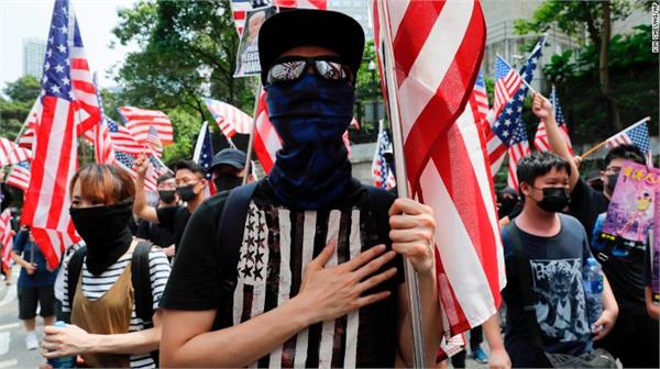 when protesters in hong kong sang on the streets  the american nation