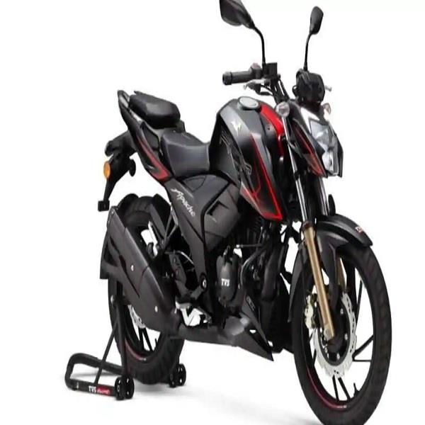 tvs apache series of motorcycles 40 lakh units